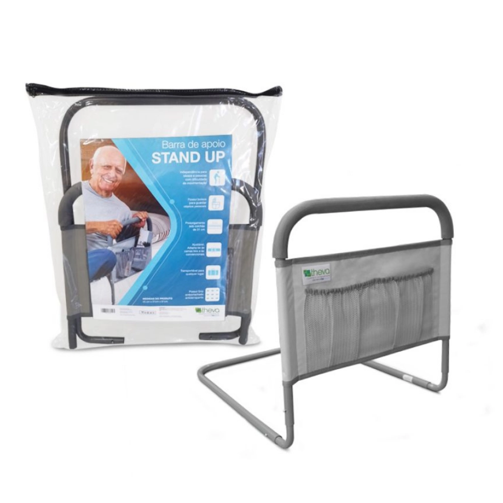Barra de Apoio com Bolso para Cama Stand Up - Theva
