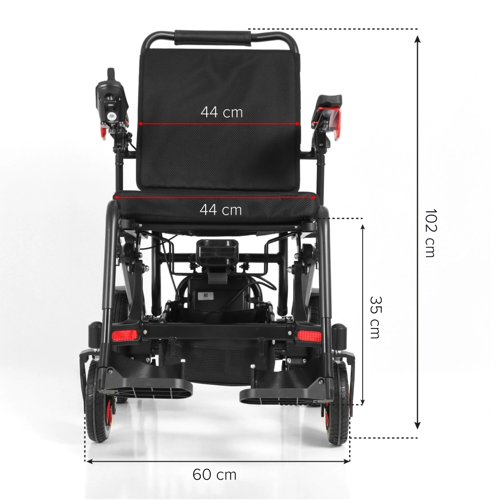 Cadeira de Rodas Motorizada Dobrável New Pop Hybrid Power Lite
