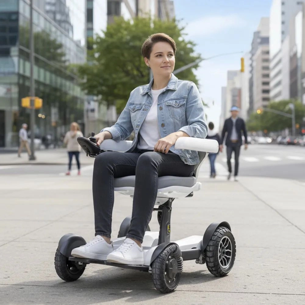 Cadeira Motorizada Dobrável 120kg Spacemed Dellamed