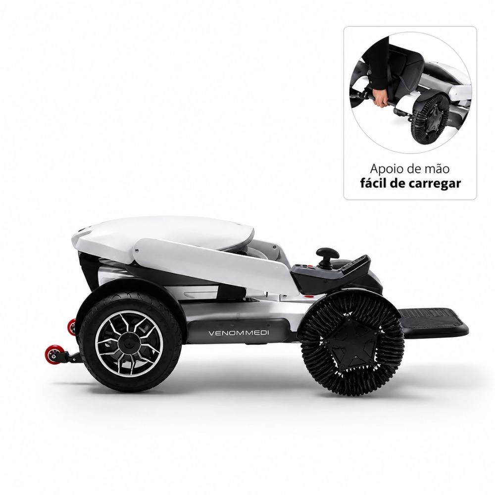 Cadeira Motorizada Dobrável 120kg Spacemed Dellamed