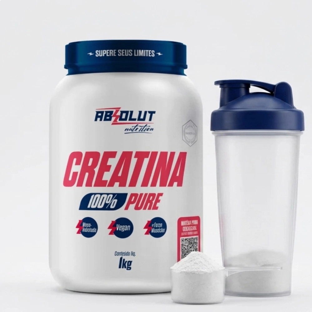 Creatina Monodesidratada 1 Kilo 100% Pura Absolut