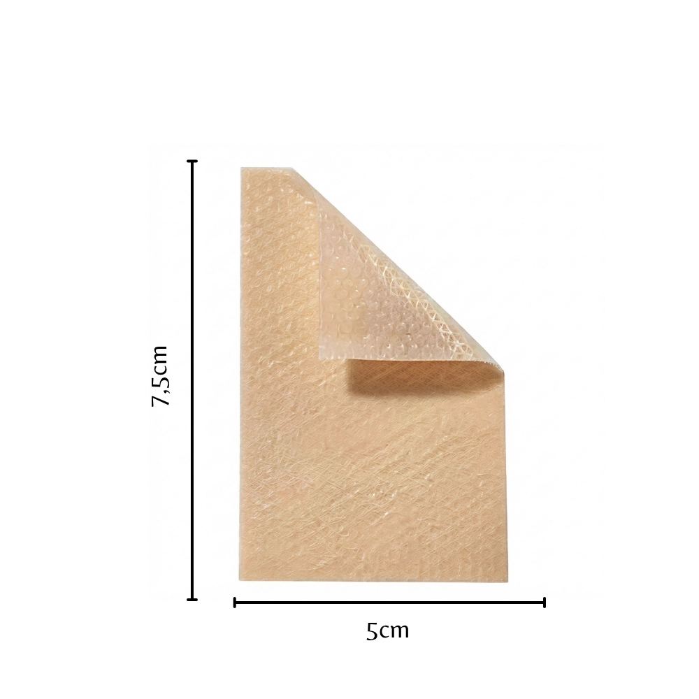 Curativo de silicone Mepiform 5x7,5 cm para cicatrização e redução de cicatrizes - Molnlycke