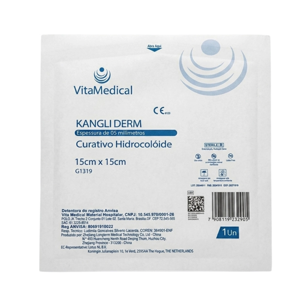 Curativo Hidrocoloide Extra Fino 0,5 15cmx15cm Vitamedical