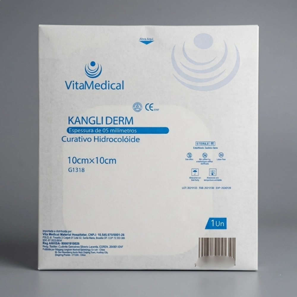  Curativo Hidrolóide 10cmx10cm Com Borda VitaMedical