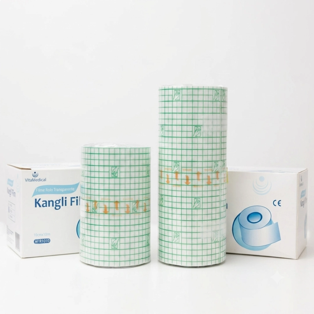 Curativo Filme Transparente Rolo 15cm x 10m - Kangli Film Vita Medical