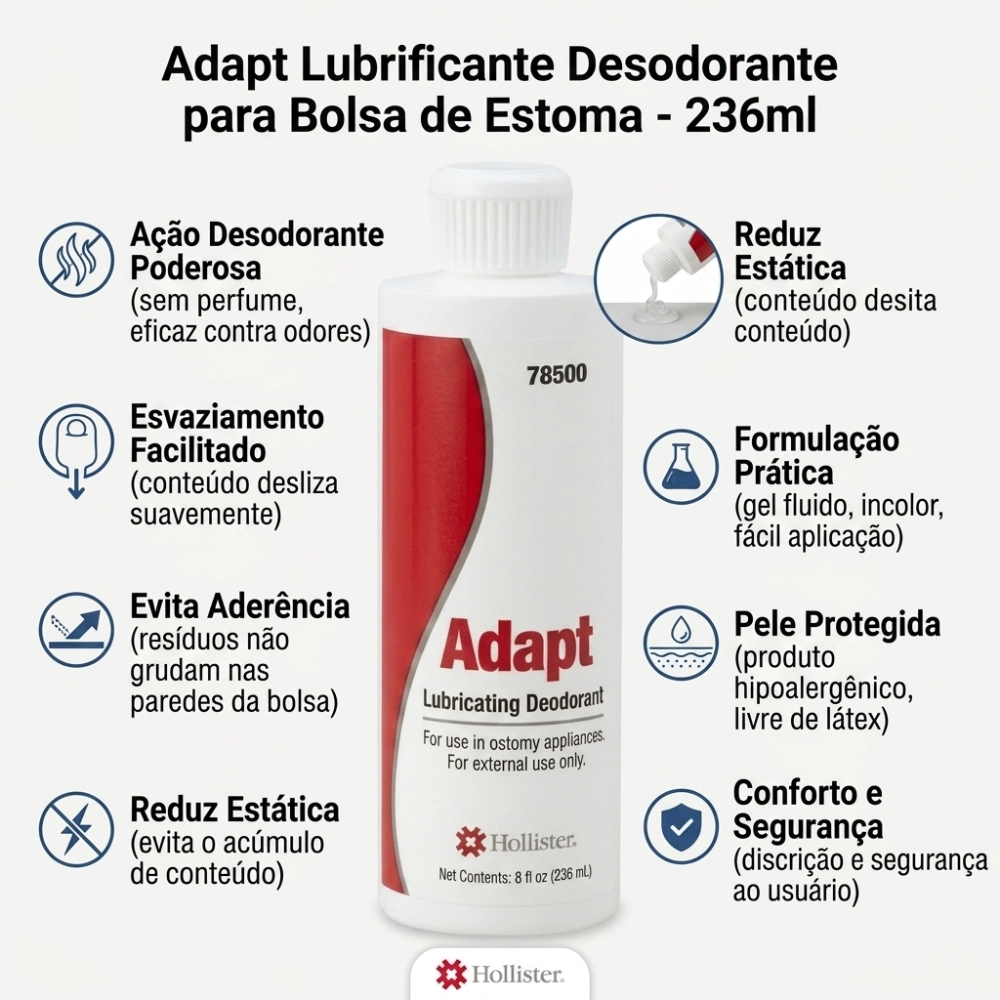 Desodorante Lubrificante Adapt 236ml Hollister - Ref. 78500