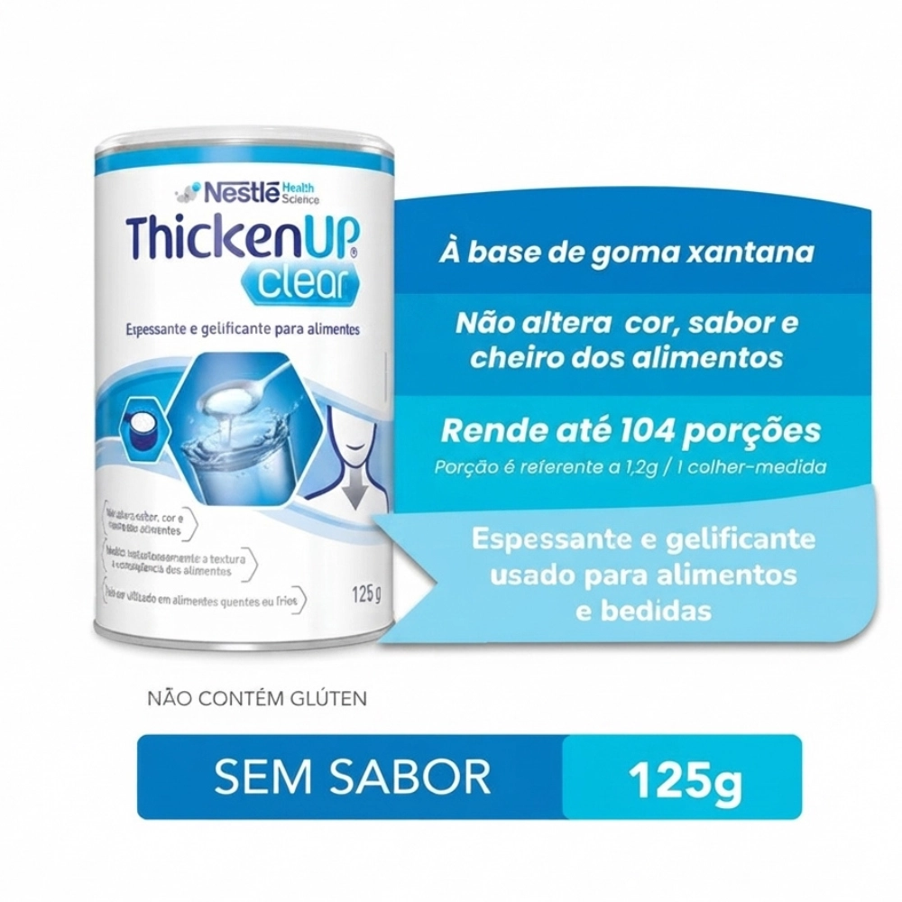 Espessante Alimentar Thicken Up Clear 125g - Nestlé