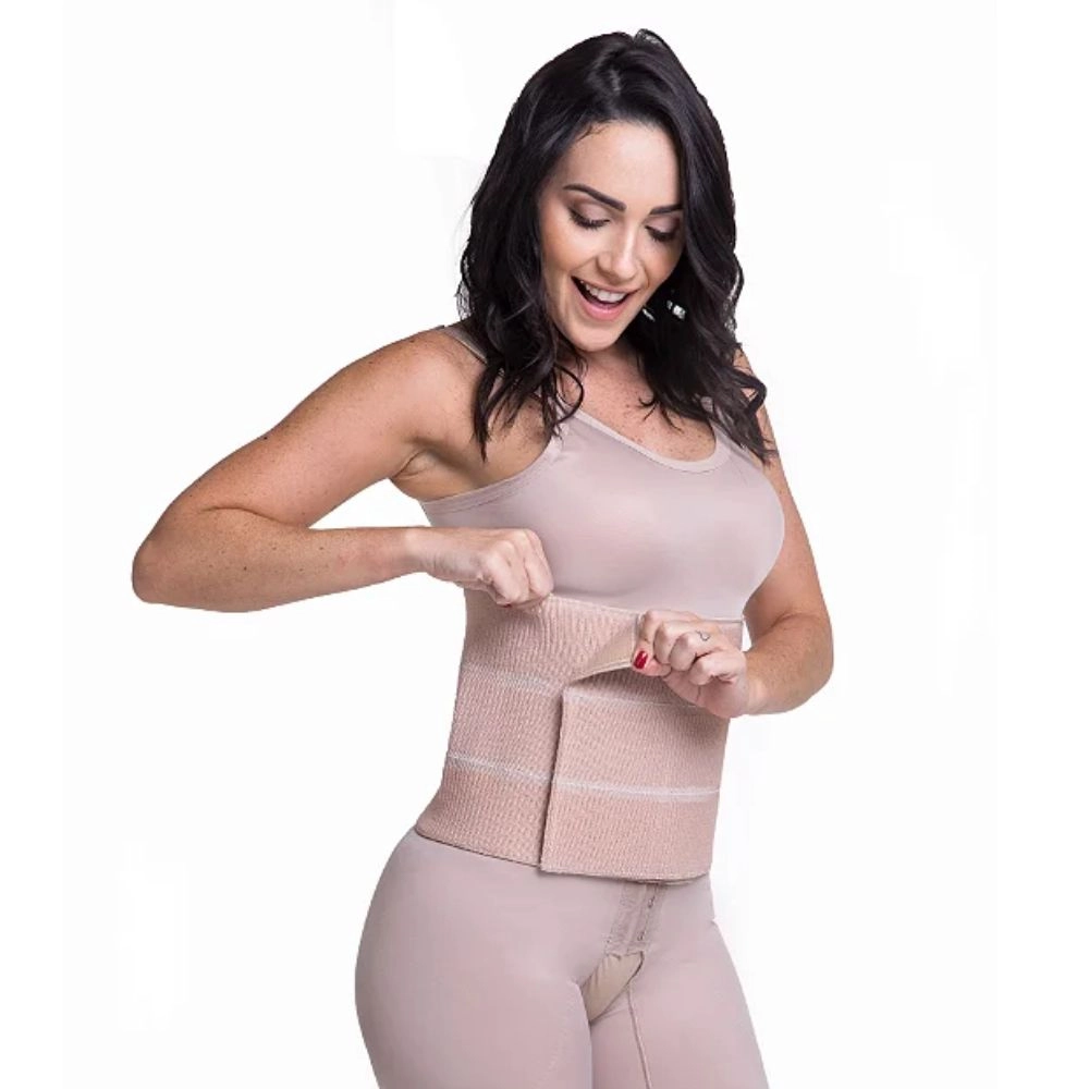 Faixa Abdominal Com 3 Gomos Biobela Pós-Cirúrgica