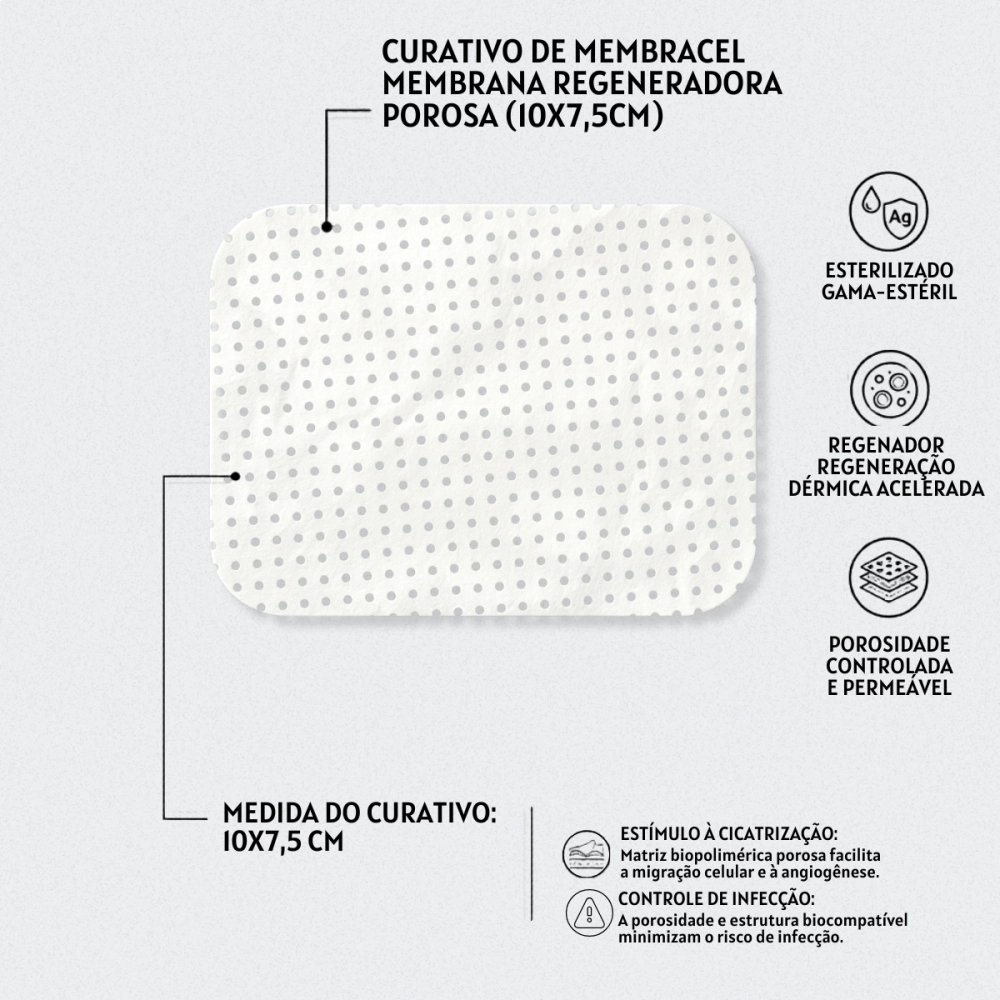 Membracel Membrana Regenetadora Porosa 10X,75cm Vuelo
