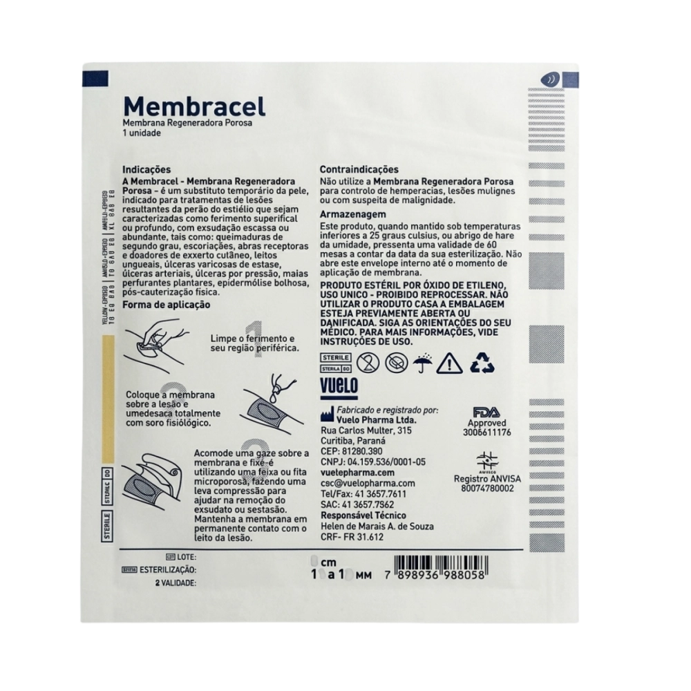 Membracel Membrana Regenetadora Porosa 10X,75cm Vuelo