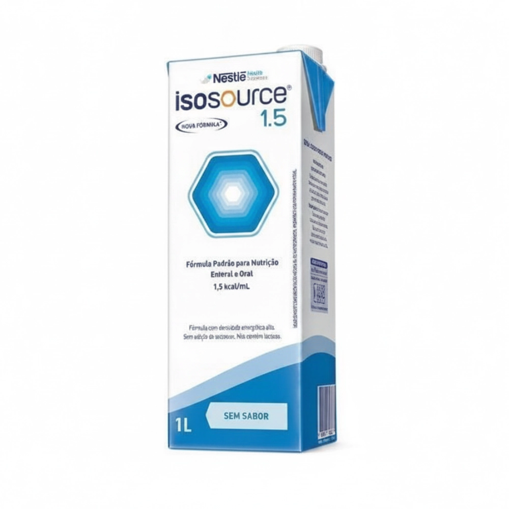 Isosource 1.5 Nestlé Health Science - Nutrição Enteral Completa 1 Litro - Fórmula Hipercalórica para Suporte Nutricional