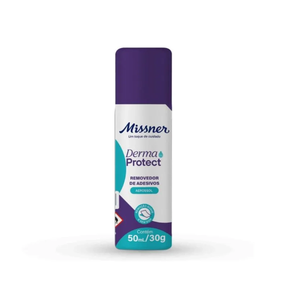 Removedor de Adesivos Aerossol Missner Derma Protect 50ml - Sem Ardor