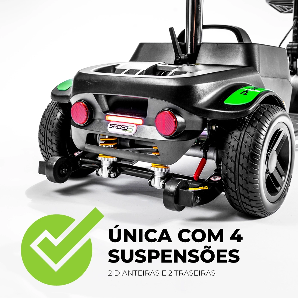 Scooter Elétrica Motorizada Speed S Power Lite - Até 136kg