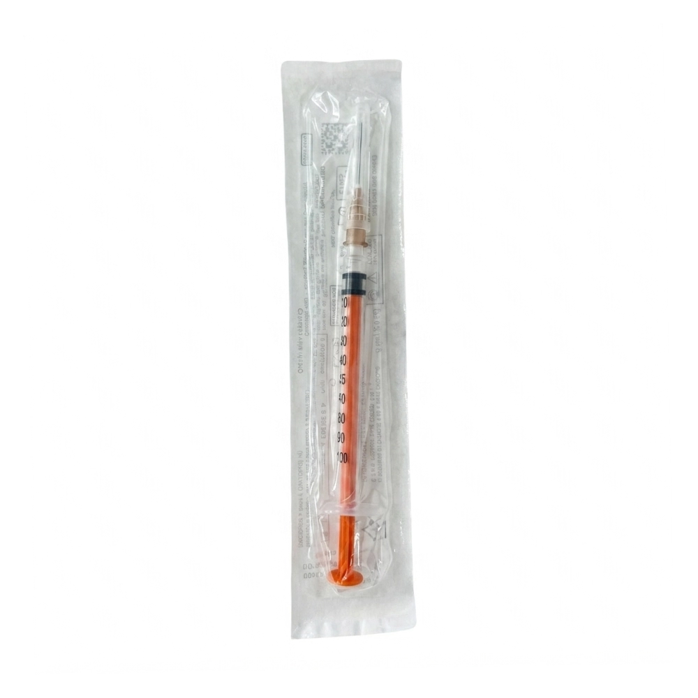 Seringa Para Insulina Com Agulha 0,45x13mm Estéril SR - Unidade