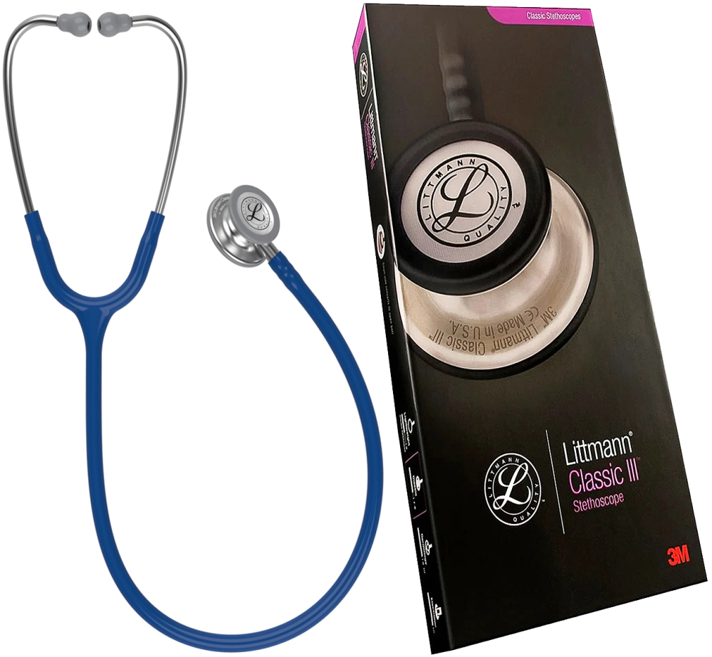 OtLittmann Classic III 聴診器 青色 3M Estetoscopio Mediçao Adulto E Infantil Auscultador Duplo 3M