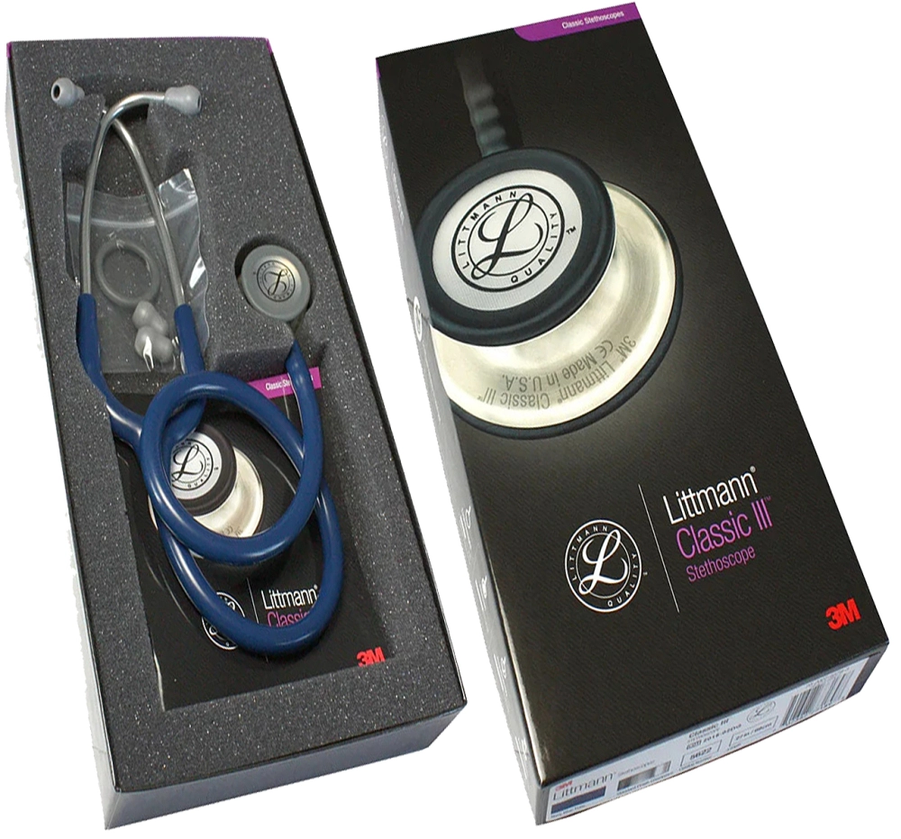 Estetoscopio Mediçao Adulto E Infantil Auscultador Duplo 3M