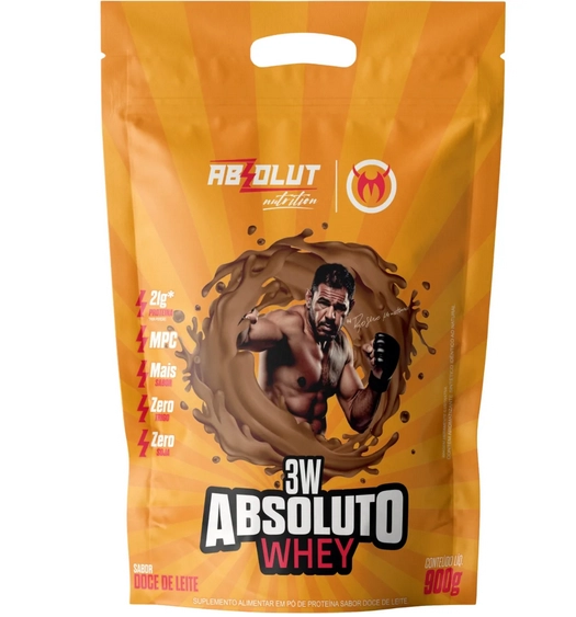 WHEY PROTEIN ABSOLUT ( MINOTAURO ) 900G - DOCE DE LEITE WHEY PROTEIN ABSOLUT ( MINOTAURO ) 900G - DOCE DE LEITE