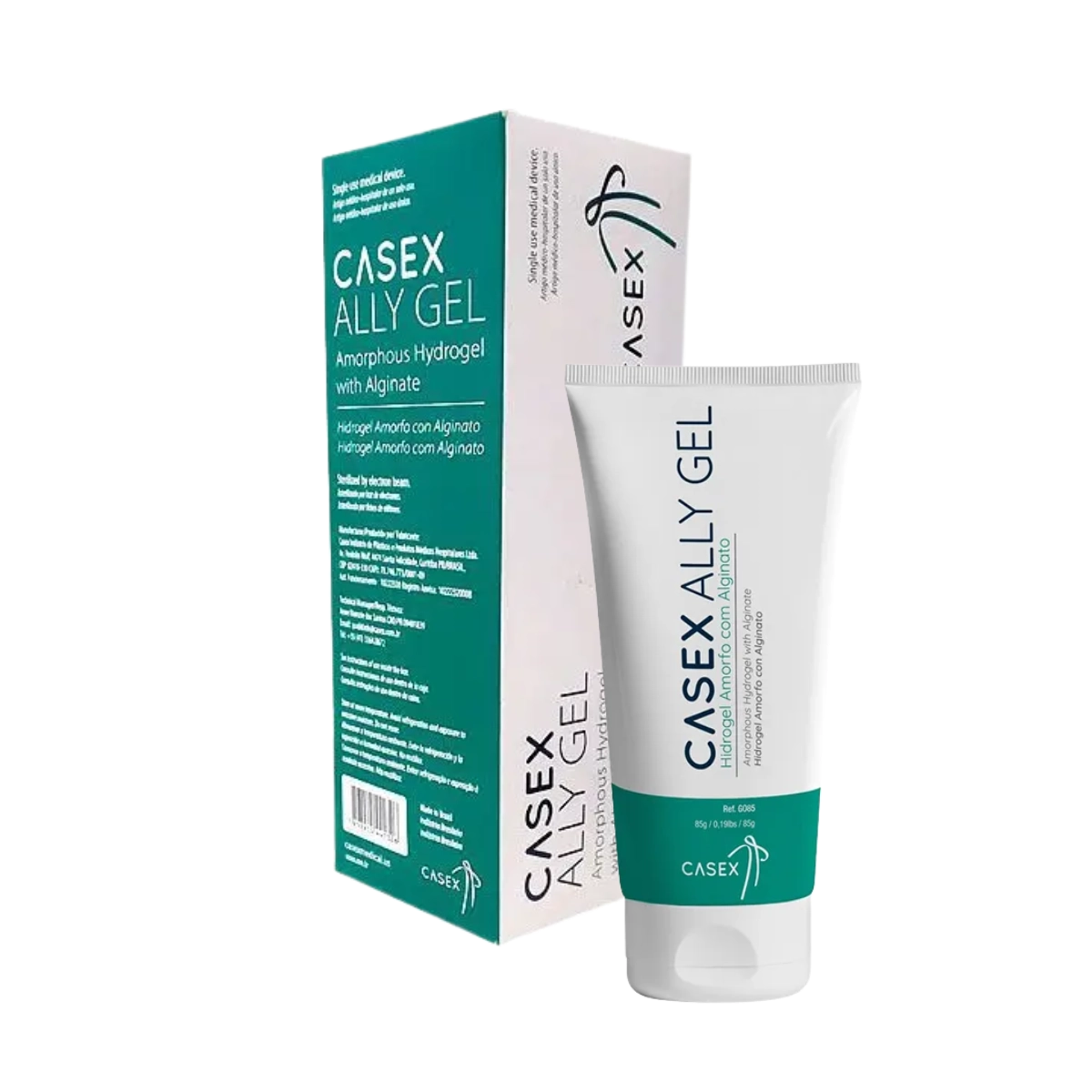 Curativo Hidrogel Amorfo Com Alginato 85 gr Casex 