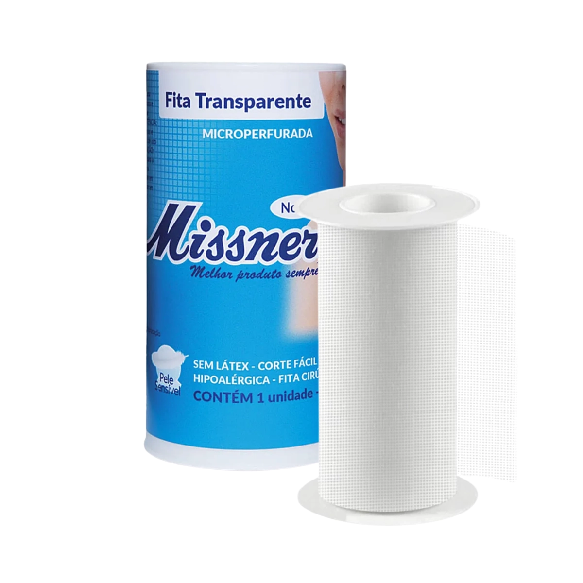 Fita Transpore Transparente Microperfurada 10cmx4,5m Missner