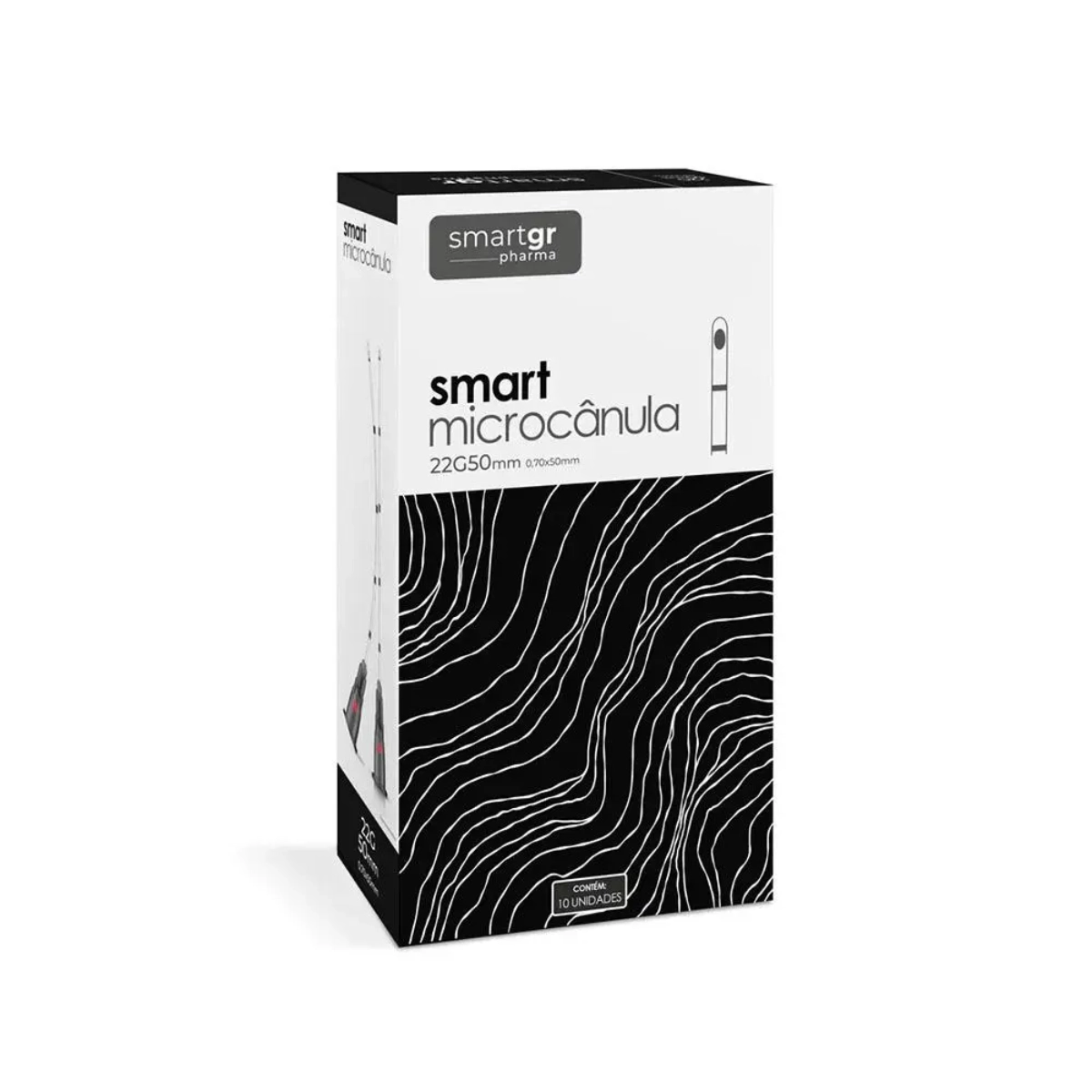 Microcânula 0,70x50mm 22G Smartgr