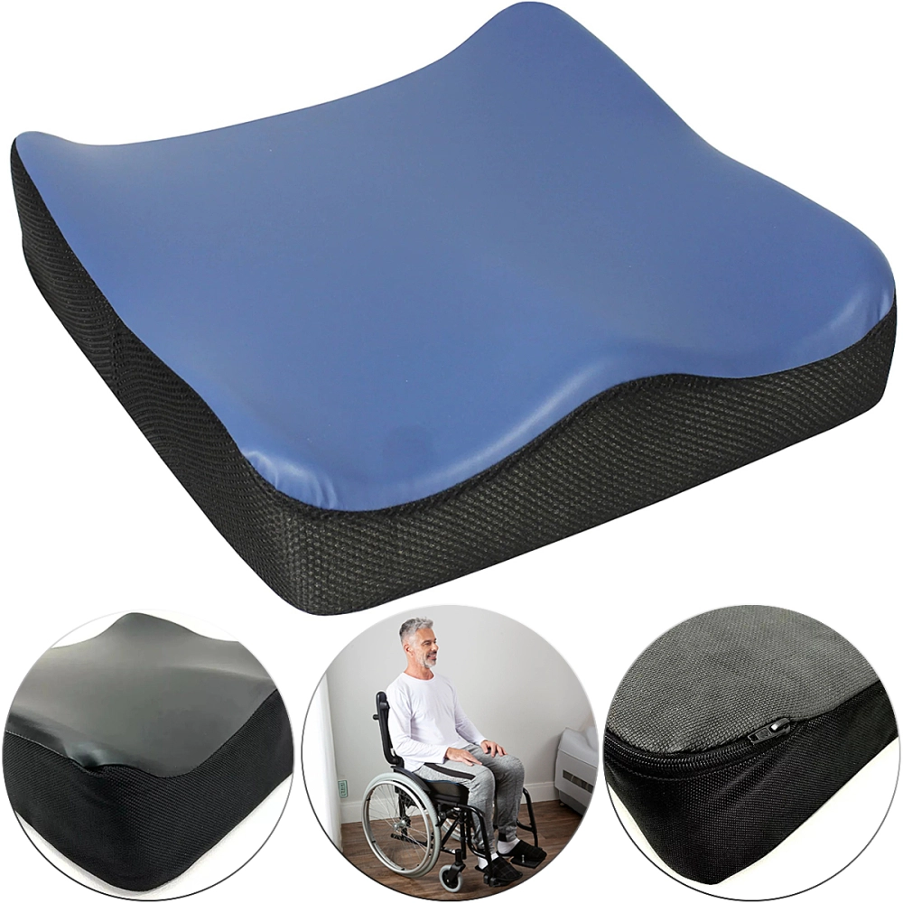 Almofada Assento Espuma Com Densidade Ultra Firme E Base Antiderrapante Para Cadeiras De Rodas 40 x 40 x 10 Cm Ortopur 40 Perfetto 209134