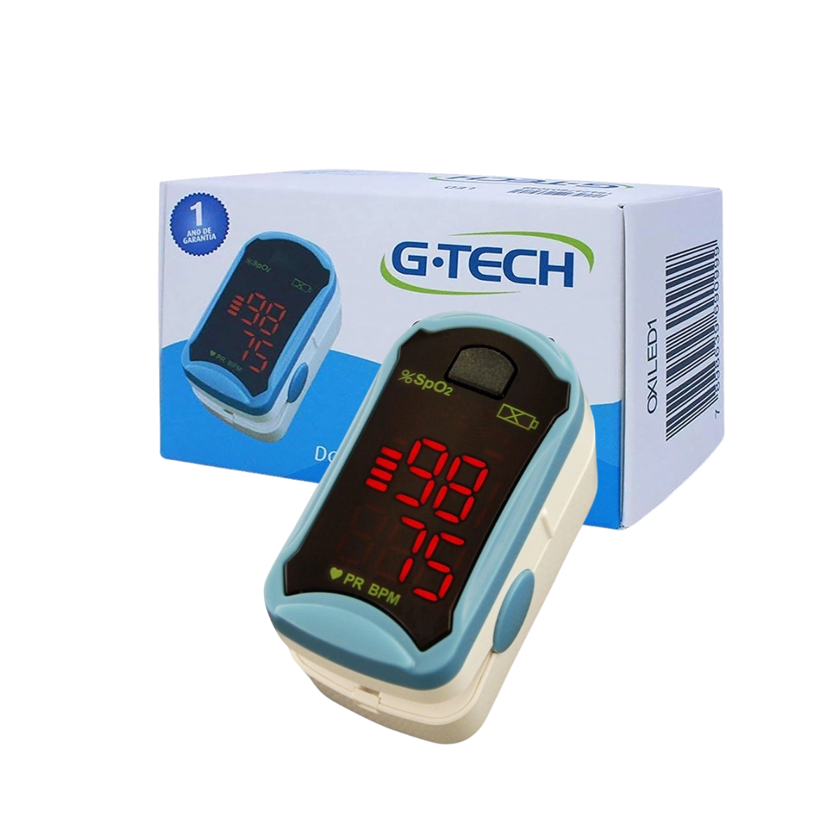 Oximetro Digital de Dedo G-tech Led Medidor Saturação