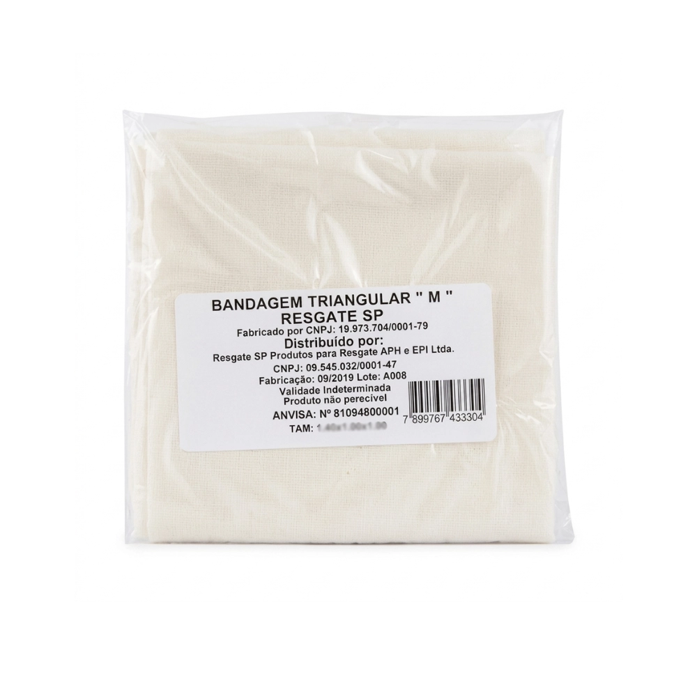 Bandagem Triangular M 1,00X1,00X1,4 0M Resgate SP Bandagem Triangular M 1,00X1,00X1,4 0M Resgate SP