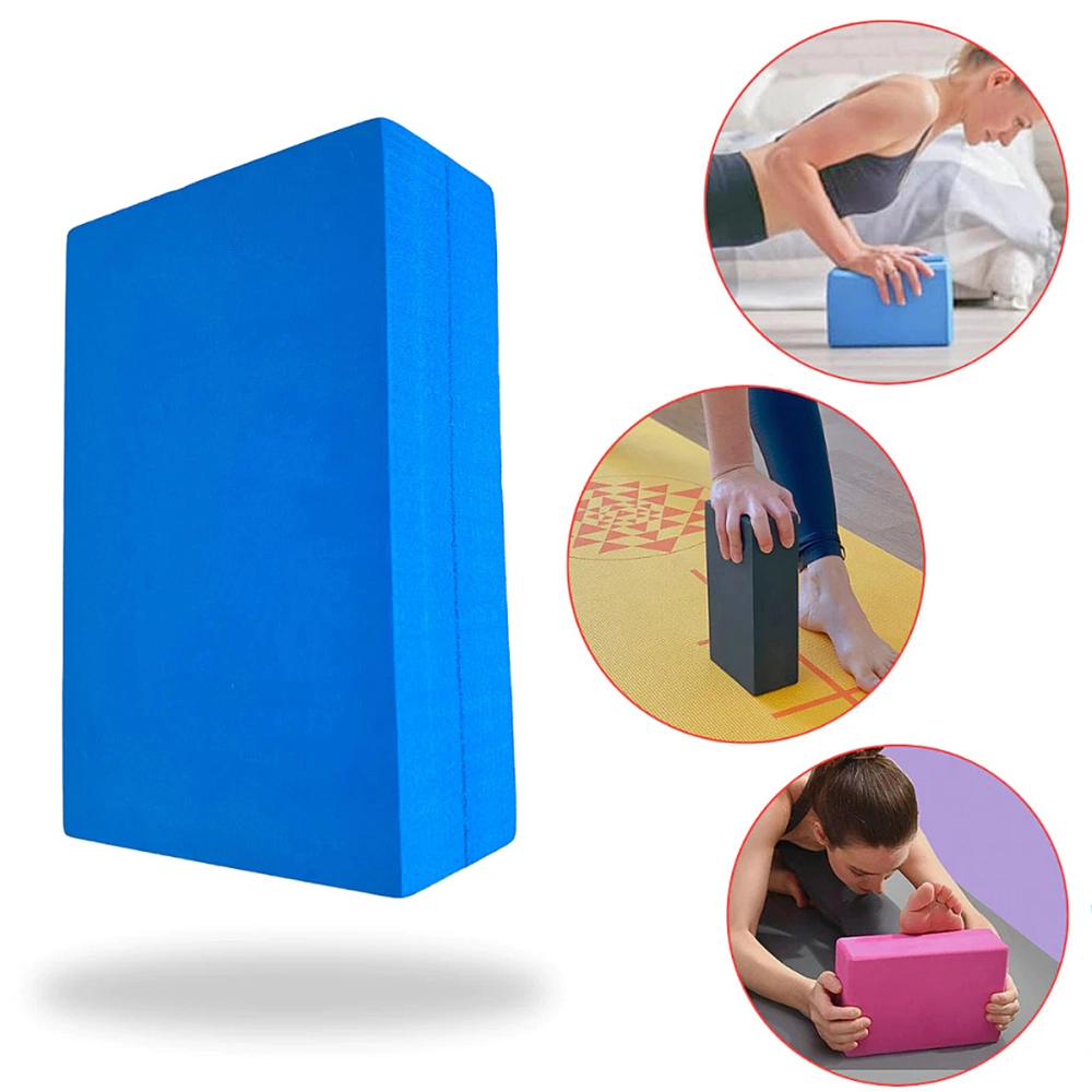 Bloco de Yoga Para Exercícios Alongamento Pilates Meditação Tijolo Funcional Alongamento Ioga 23 x 15 x 7 cm Alux