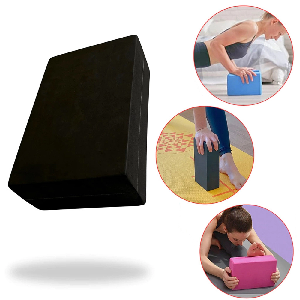 Bloco de Yoga Para Exercícios Alongamento Pilates Meditação Tijolo Funcional Alongamento Ioga 23 x 15 x 7 cm Alux