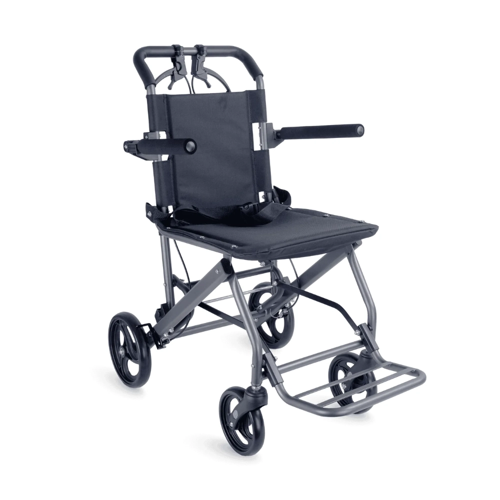 Cadeira de Rodas de Transporte Dobrável 100kg Hidrolight