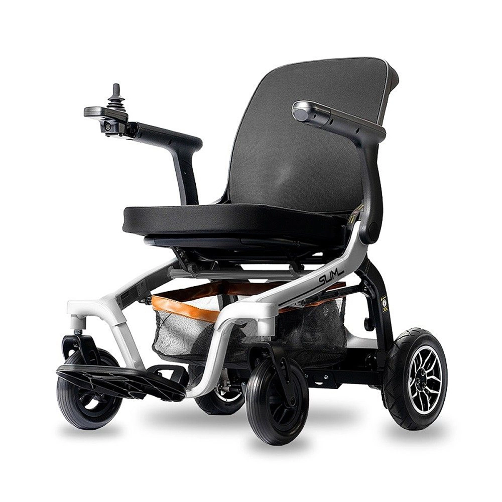 Cadeira de Rodas Motorizada Eletrica Dobravel Leve Compacta até 130kg Slim Power Lite