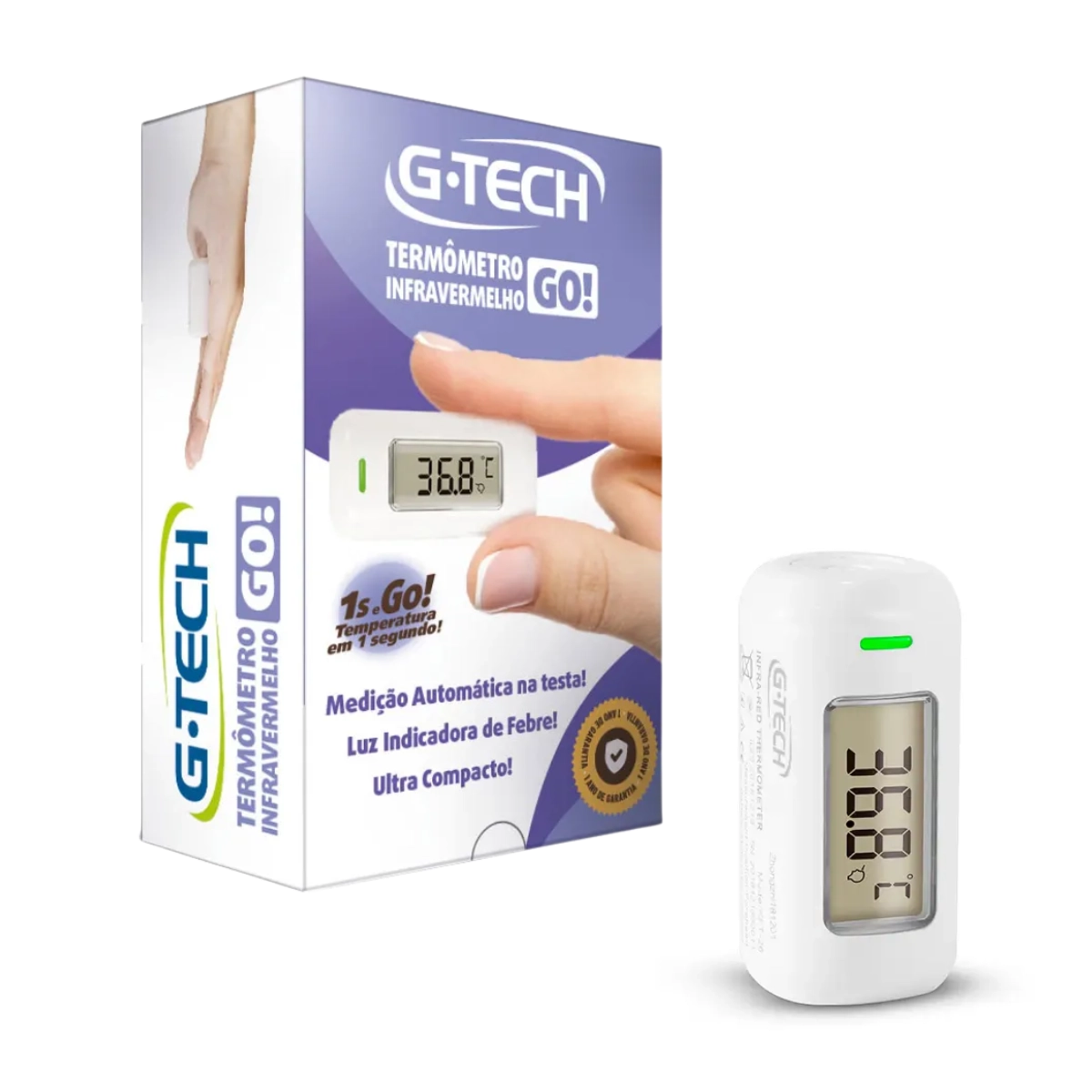 Termômetro Digital Infravermelhor G-tech Go Portátil  