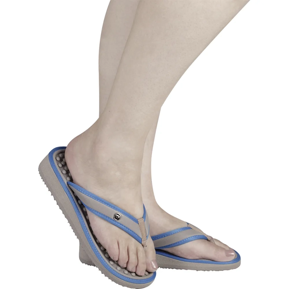 Chinelo de Dedo Anabela Classic Azul Mundo Flex