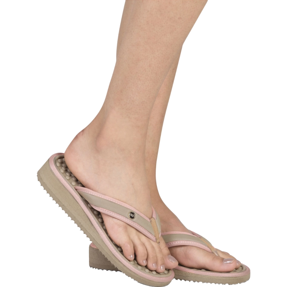 Chinelo de Dedo Anabela Classic Rose Mundo Flex