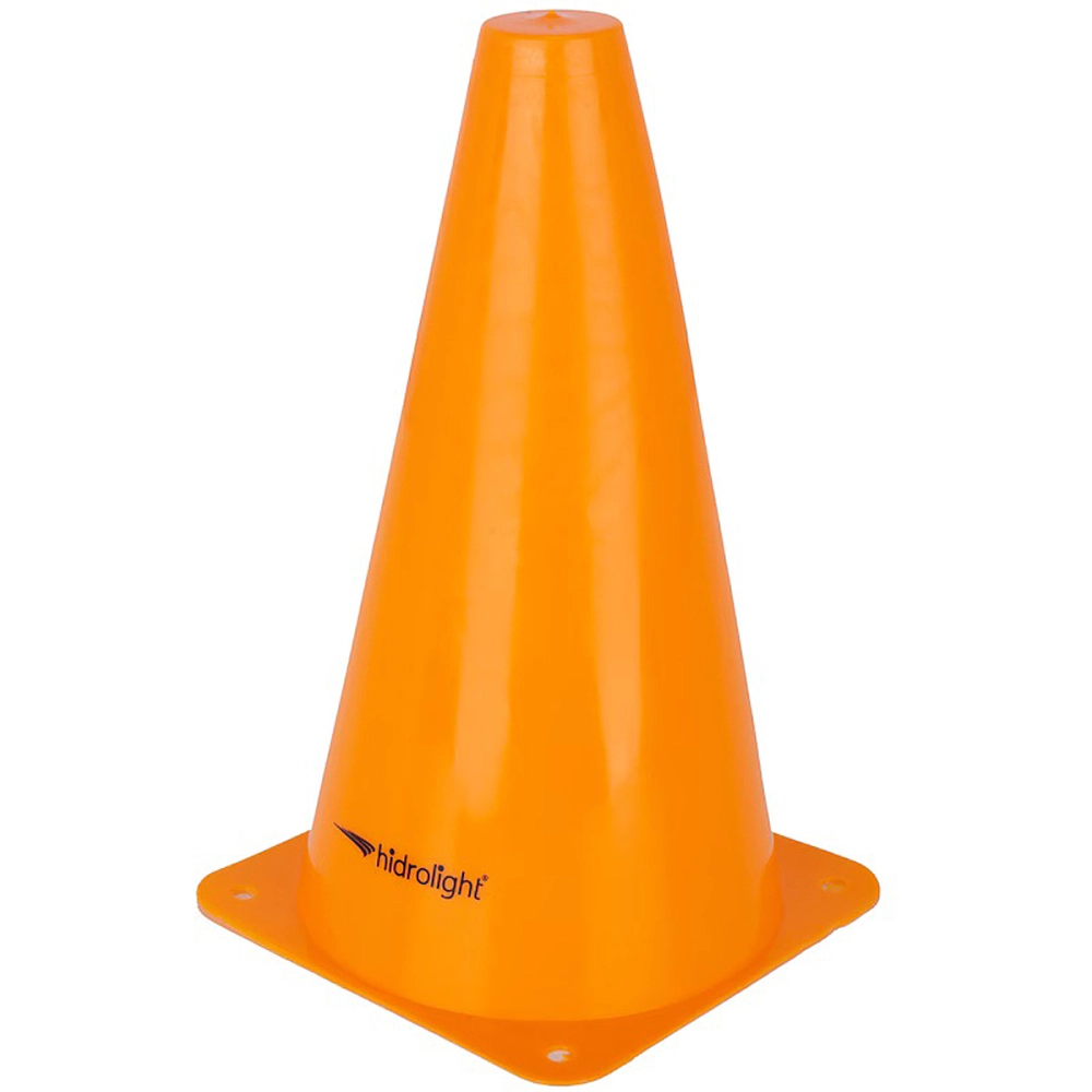 Cone Plástico Flexível Esportivo PVC Para Exercícios Atividades Físicas Treinamento Funcional HidroLight