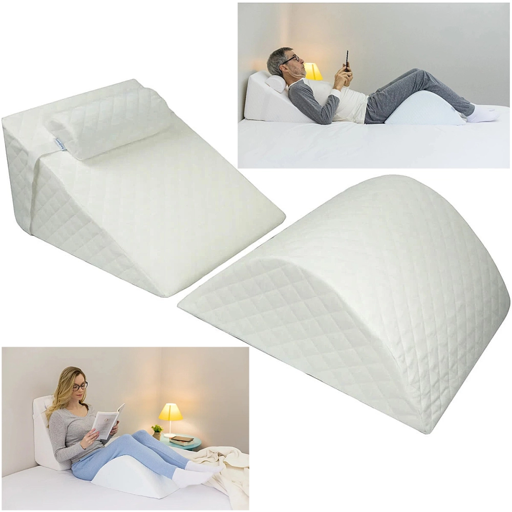 Conjunto Kit Almofadas Travesseiro Encosto Espuma Conforto Pós Operatório Cirúrgico Abdominoplastia Postura Perfetto 202213
