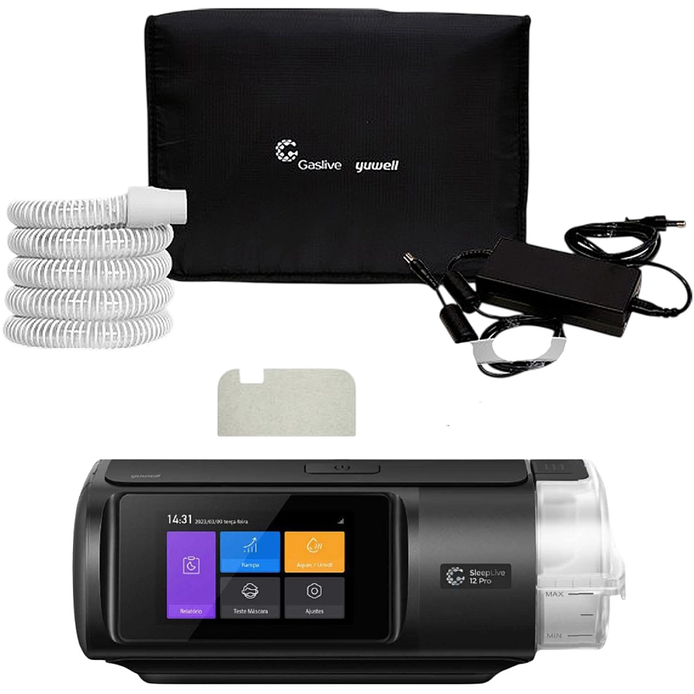 Cpap Automatico Aparelho Com Umidificador Apneia Do Sono Prevençao Ronco SleepLive 12 Pro Gaslive Sem Mascara Nasal Cpap Automatico Aparelho Com Umidificador Apneia Do Sono Prevençao Ronco SleepLive 12 Pro Gaslive Sem Mascara Nasal