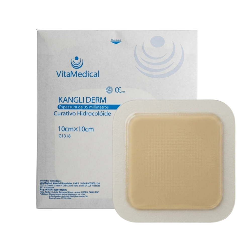  Curativo Hidrolóide 10cmx10cm Com Borda VitaMedical