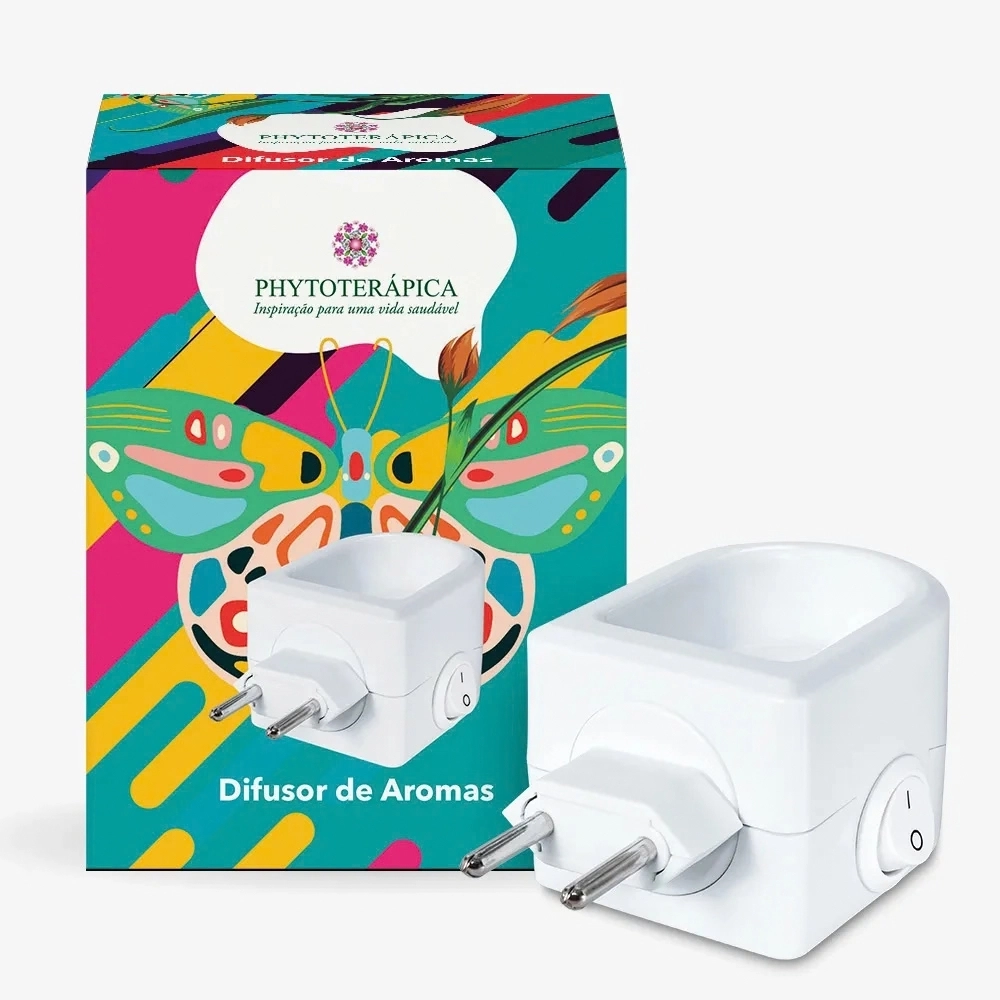 Difusor de Aromas Brisa 110/220V Phytoterápica, ideal para aromaterapia e difusão de óleos essenciais, proporcionando um ambiente mais agradável e acolhedor.