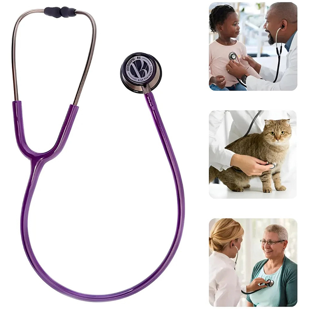 Estetoscópio Duplo Adulto Pediátrico Aço Inox BIC Eternity Diagnóstico Garantia 5 Anos Estetoscópio Duplo Adulto Pediátrico Aço Inox BIC Eternity Diagnóstico Garantia 5 Anos