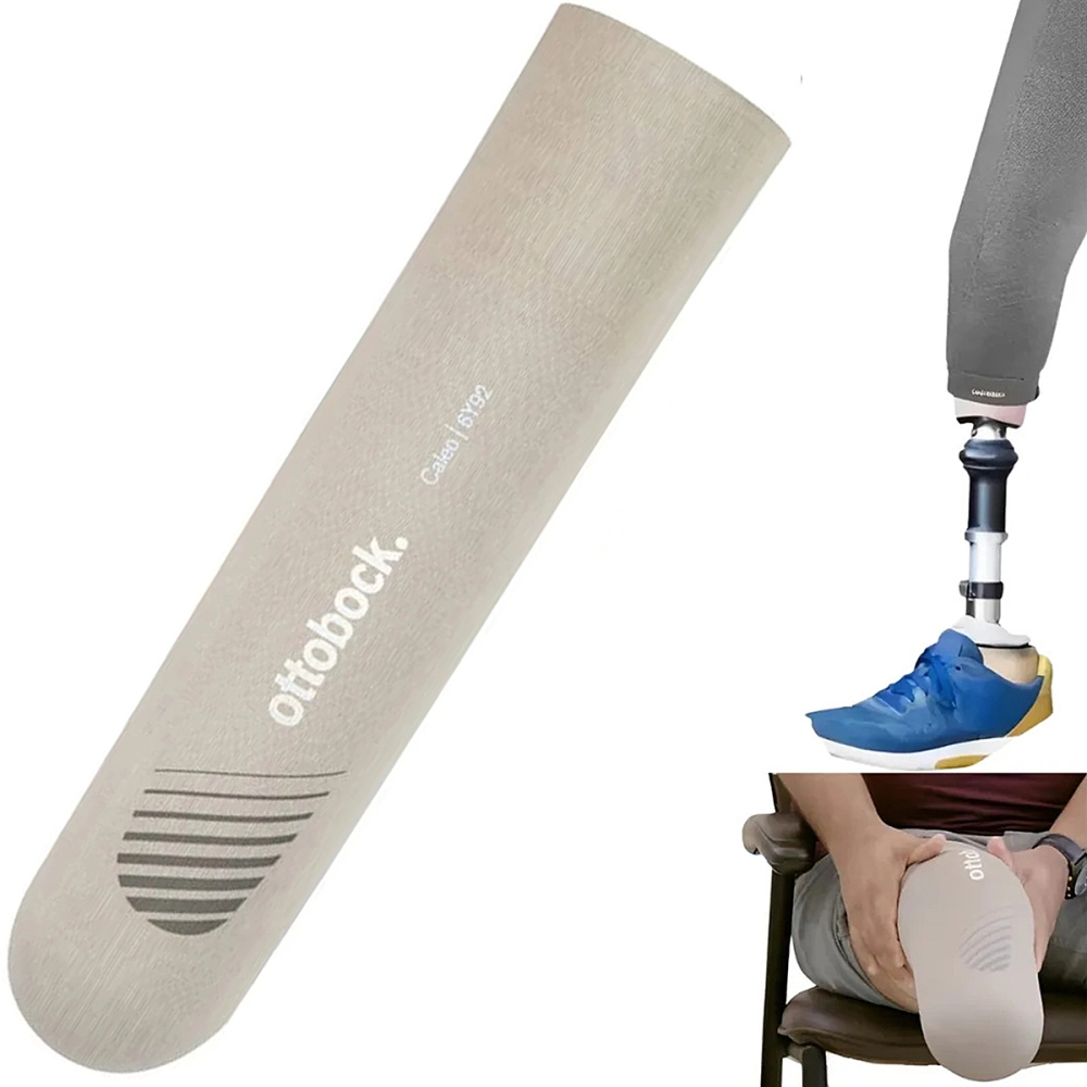Liner De Silicone Ottobock Caleo 6Y92 Com Tecido Para Prótese Transtibial Sem Conexão