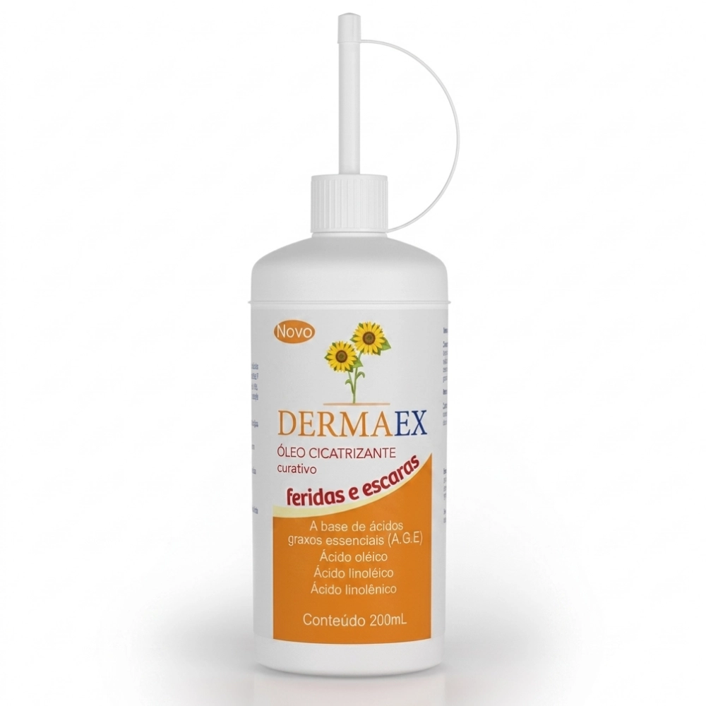 Óleo de Girassol Cicatrizante A.G.E. Dermaex 200ml - DBS Óleo de Girassol Cicatrizante A.G.E. Dermaex 200ml - DBS