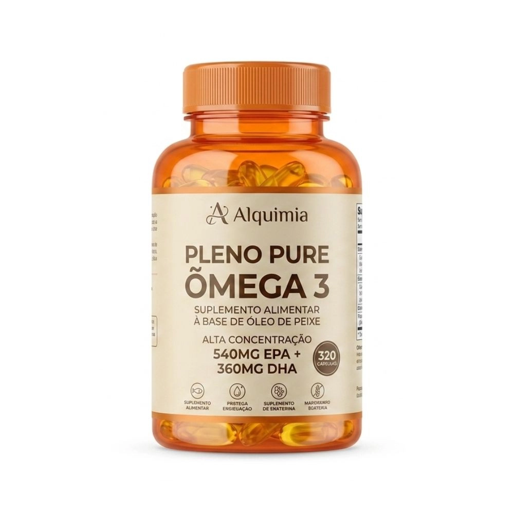 Ômega 3 Pleno Pure 320 Cápsulas Alquimia Ômega 3 Pleno Pure 320 Cápsulas Alquimia