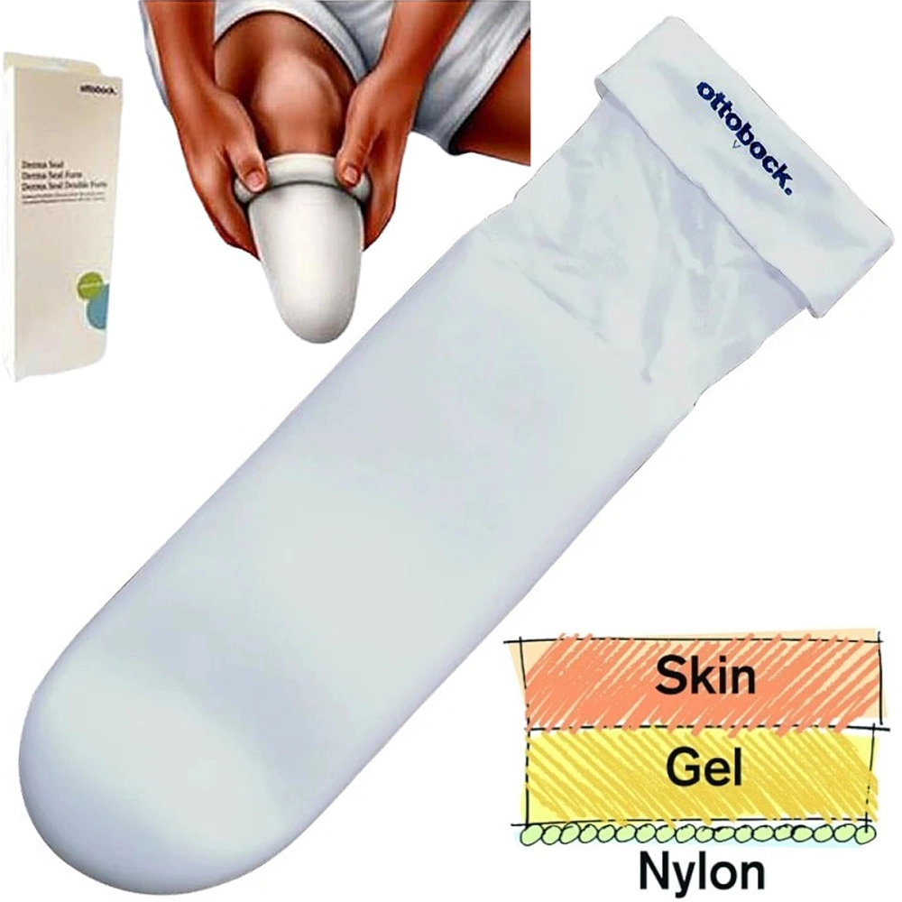 Revestimento De Silicone Meia De Proteção Para Coto Derma Seal Branca 453D7 Ottobock
