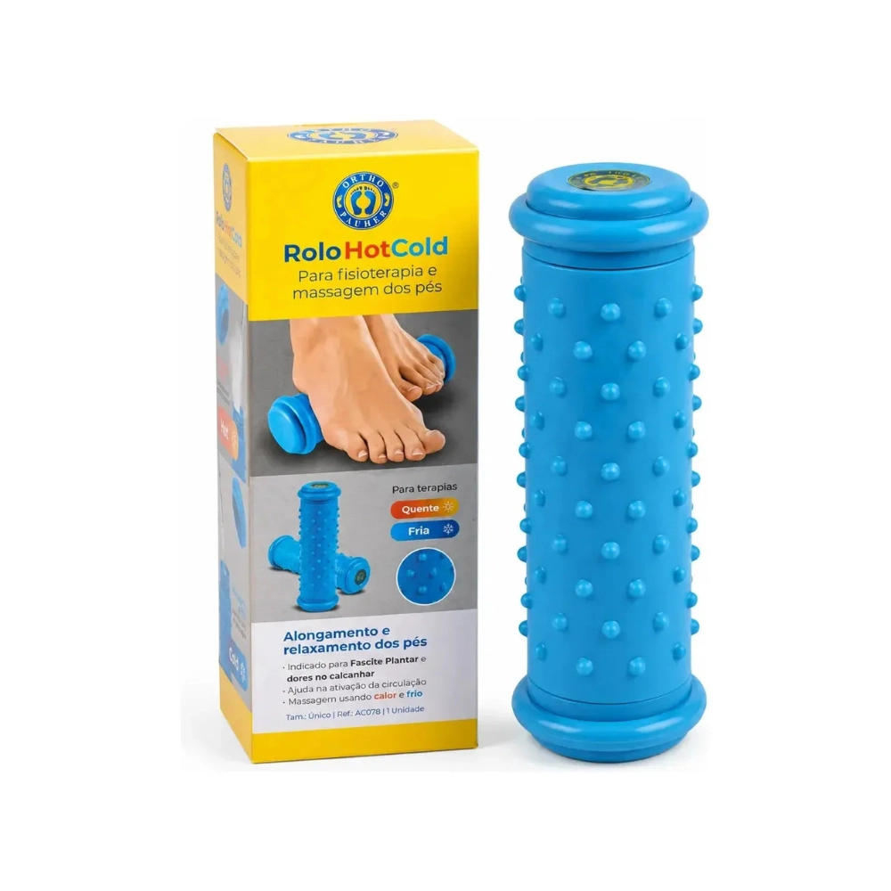 Rolo Hot/Cold para Fisioterapia e Massagem nos Pés - Ortho Pauher