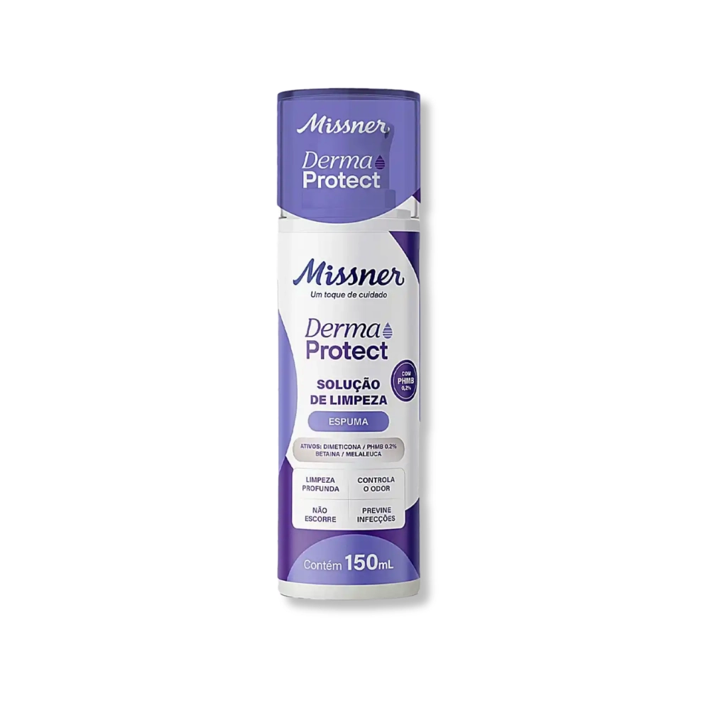 Solução de Limpeza em Espuma PHMB Missner 150ml - Derma Protect