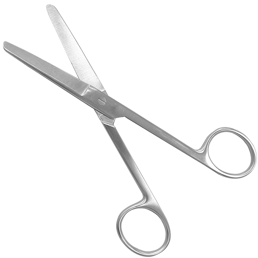 Tesoura Cirurgica Romba Romba Aço Inoxidável Tamanho 15 cm Reta Golgran