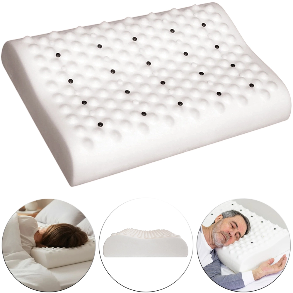 Travesseiro Magnetico Visco Elastico Magnoterapia Terapeutico Perfil Baixo 61 x 42 x 13/11 Cm Perfetto 205006