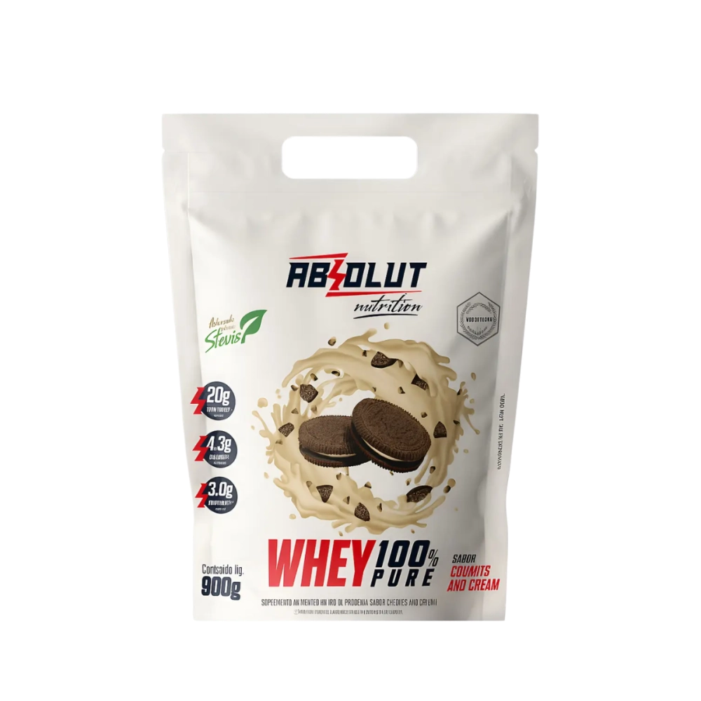 Whey High Protein Sabor Cookies and Cream 900g Absolut 