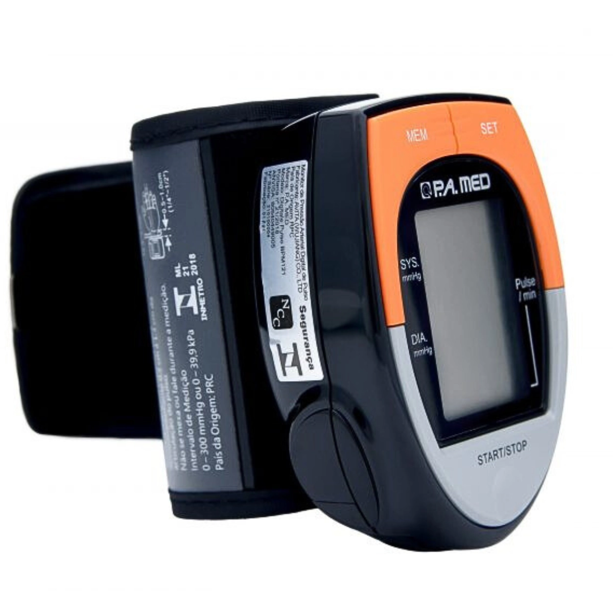 Aparelho de Pressão Arterial Digital Automático Tipo Pulso P.A.MED 